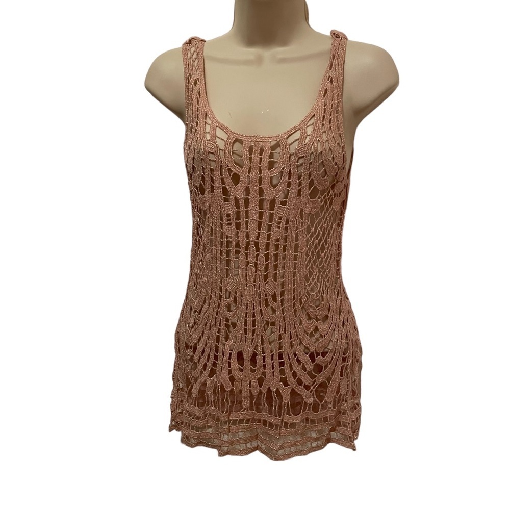 NWT Body Central Crochet tank top Size Small Cotyon